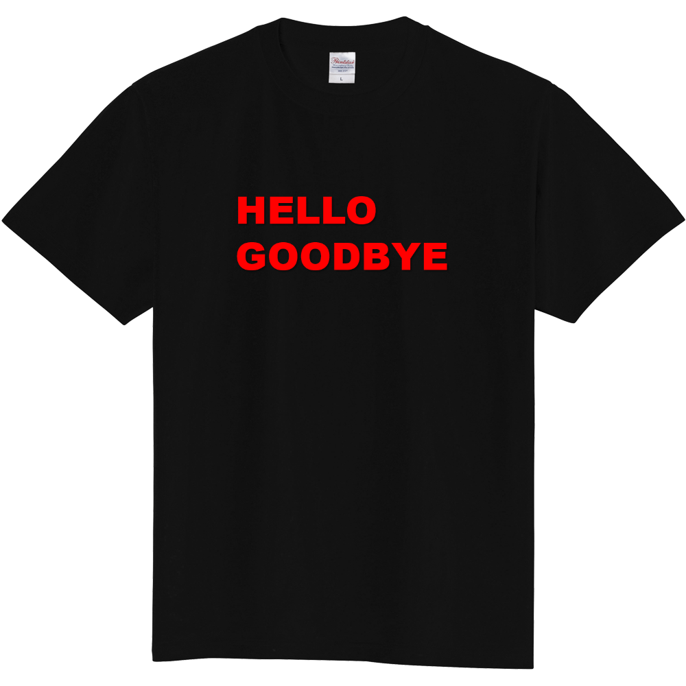 HELLO GOODBYE HAVE A NICE DAY（ハローグッバイ・ハブアナイスデイ）定番Tシャツ　No.5