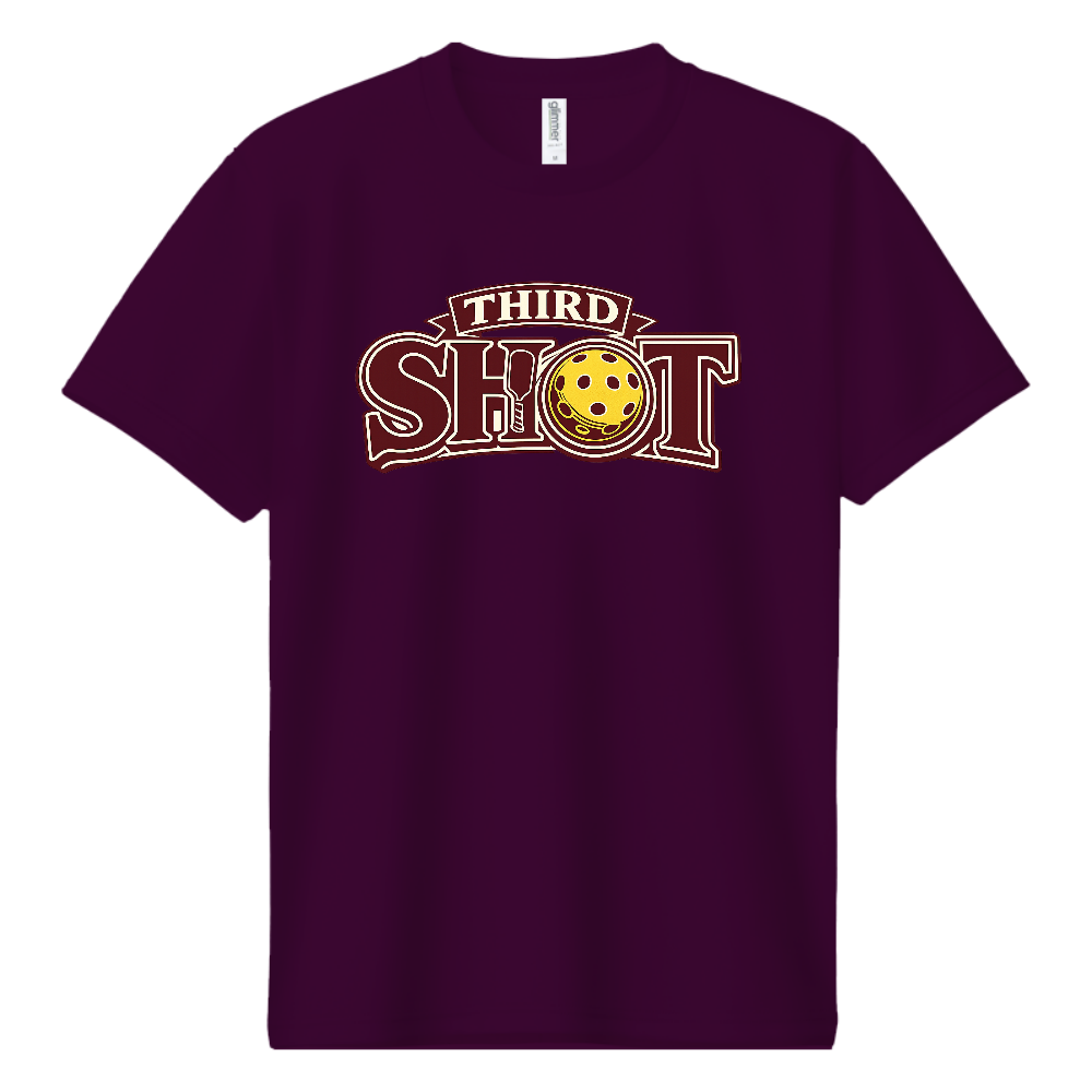 速乾Tシャツサードショット袖テツ