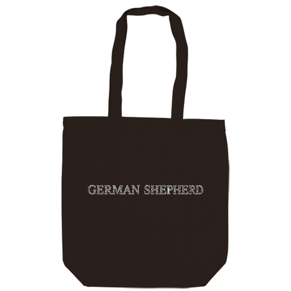 GERMAN SHEPHERD（ジャーマンシェパード）  CRYSTAL PLATINUM GRID TOTE – GERMAN SHEPHERD Edition