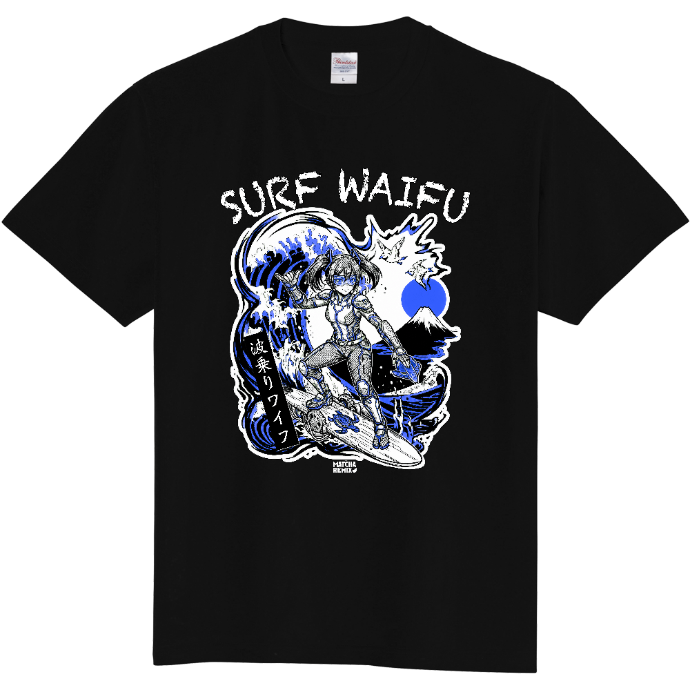 SURF WAIFU(波乗りワイフ) サイバーパンク ネオ浮世絵
