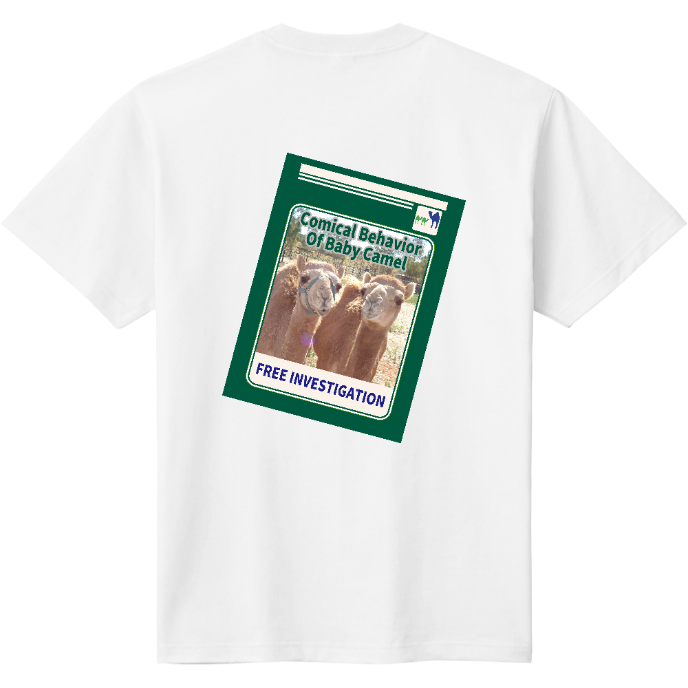 自由研究Tシャツ<学習帳・背面>