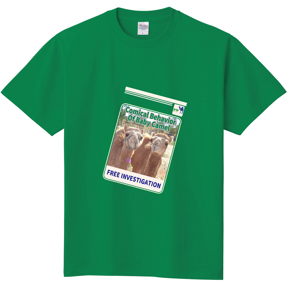 自由研究Ｔシャツ＜学習帳（透過・前面＞
