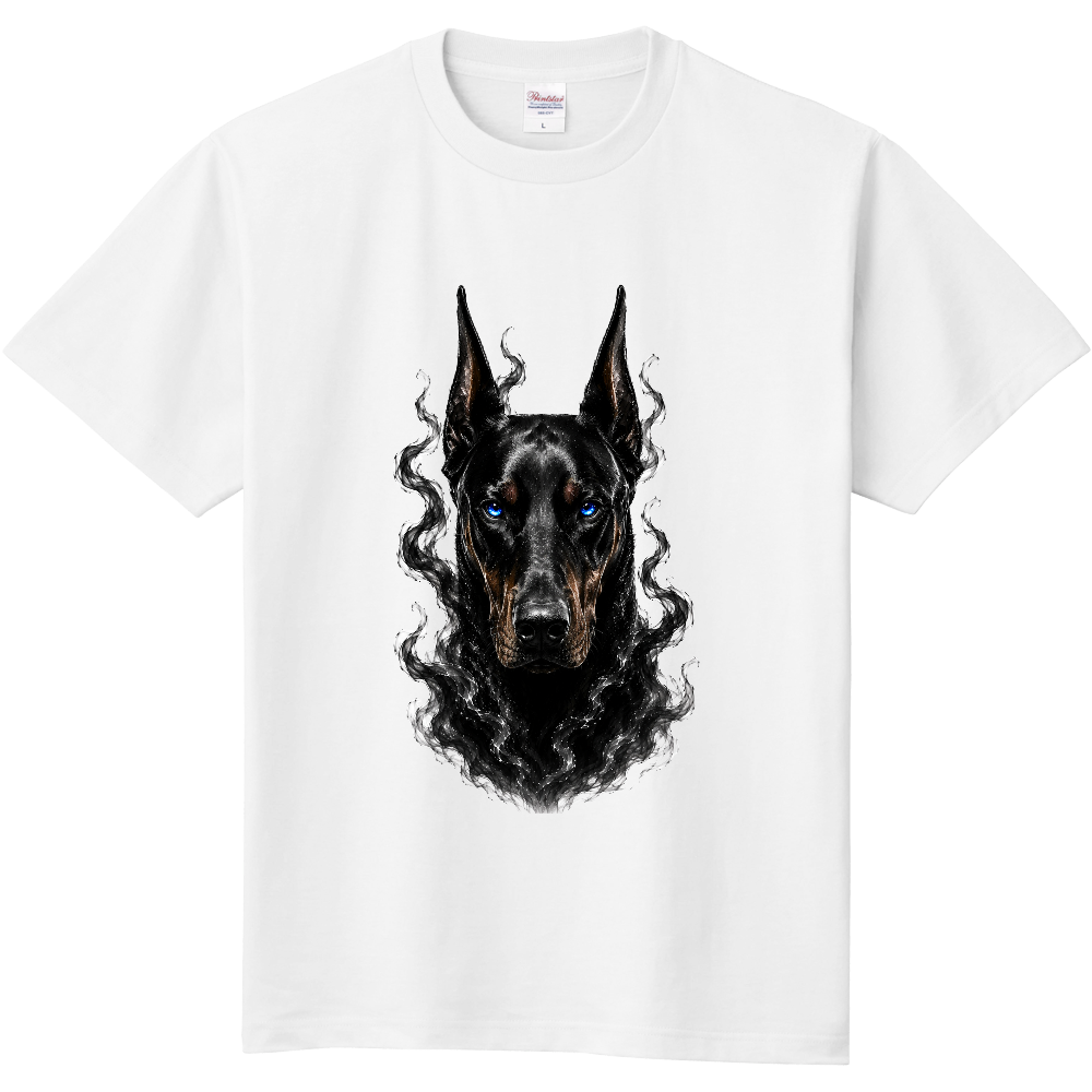 SMOKE SPIRIT DOBERMAN TEE – Version II ― ドーベルマン ―
