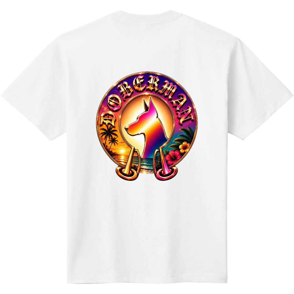 SUNSET LUXURY LIMITED BACK PRINT TEE – DOBERMANドーベルマン 限定カラー × バックプリント仕様。