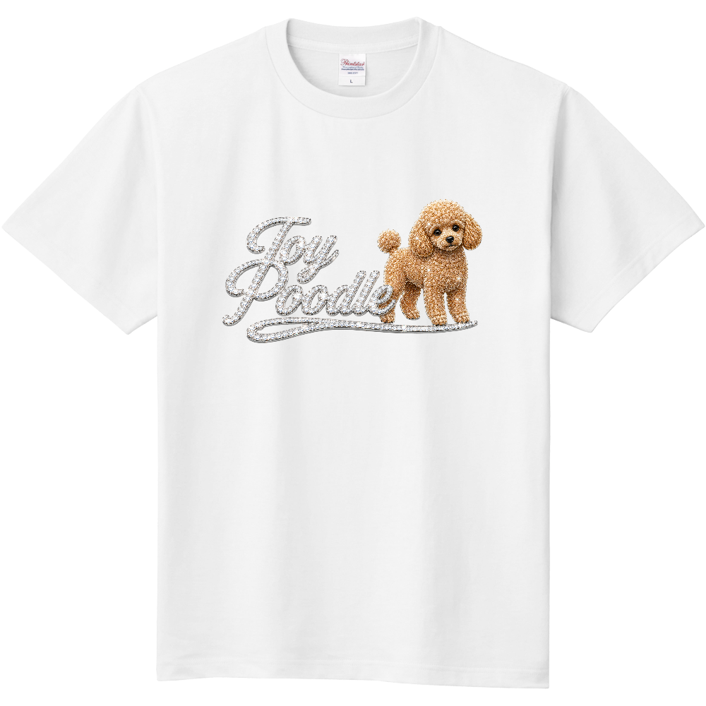 LUXURY CRYSTAL FRONT TEE – トイプードル