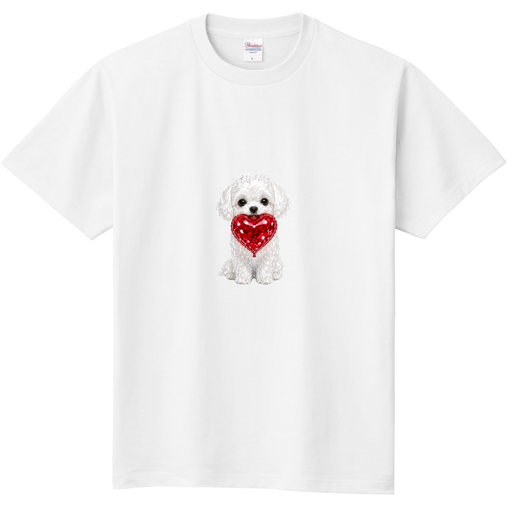 CRYSTAL HEART FRONT TEE – マルチーズ