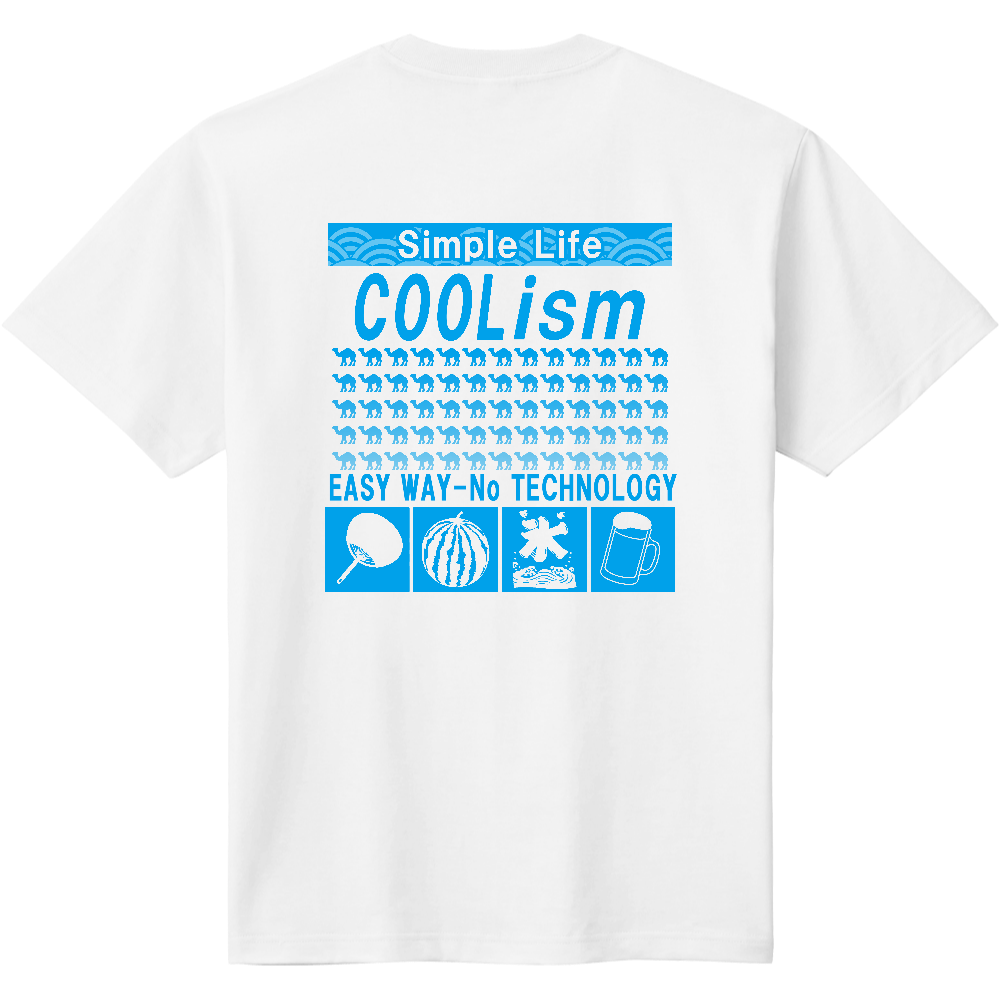 クールＴシャツ＜Coolism・背面＞