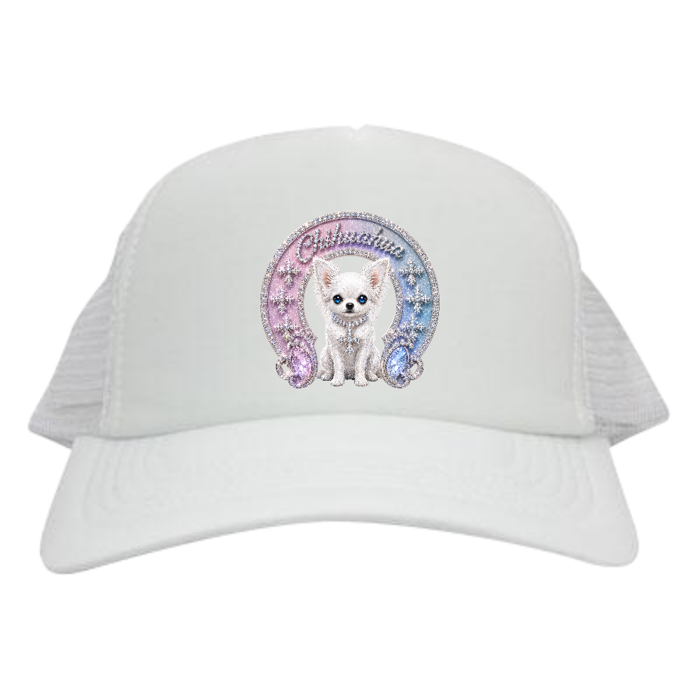 Crystal Premium Emblem Mesh Cap – チワワ