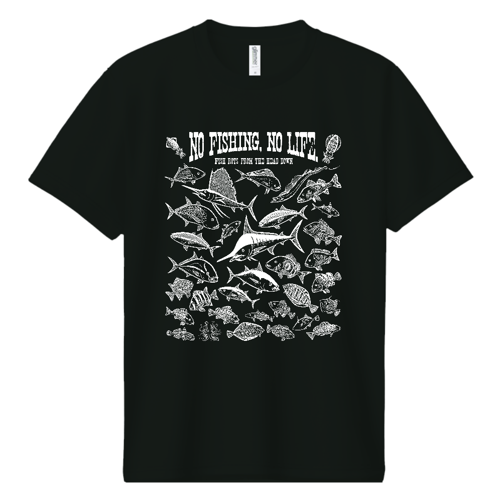 Saltwater fish_3W (ドライＴシャツ)