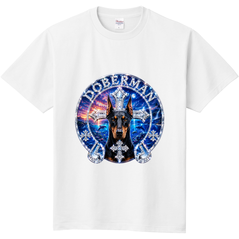 LIMITED COLOR FRONT BIG PRINT – Midnight Ocean Legacy Edition – ドーベルマン