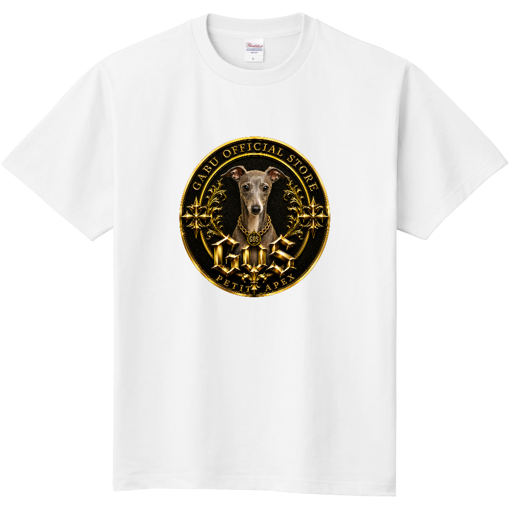 GABU OFFICIAL STORE ROYAL GOS CREST TEE – Signature Emblem Edition – イタリアングレーハウンド