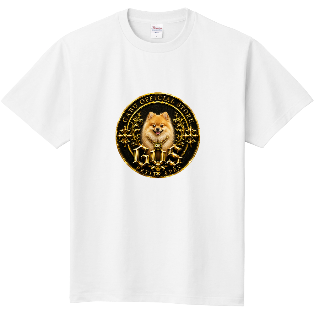 GABU OFFICIAL STORE ROYAL GOS CREST TEE – Signature Emblem Edition – ポメラニアン