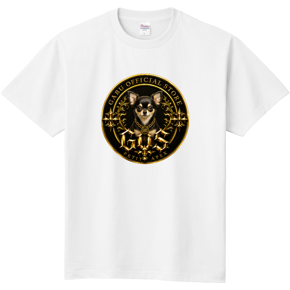 GABU OFFICIAL STORE ROYAL GOS CREST TEE – Signature Emblem Edition – チワワ
