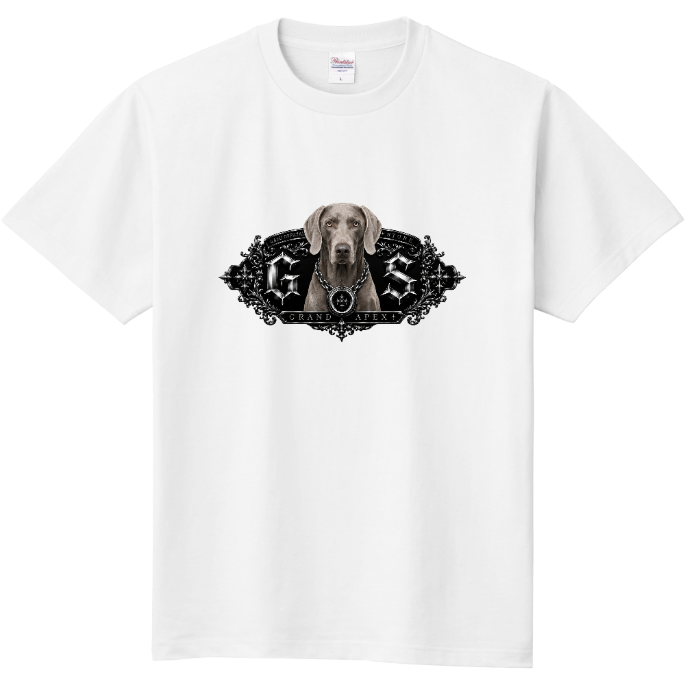 GABU OFFICIAL STORE – GRAND APEX OFFICIAL LOGO TEE – WEIMARANER EDITION – ワイマラナー