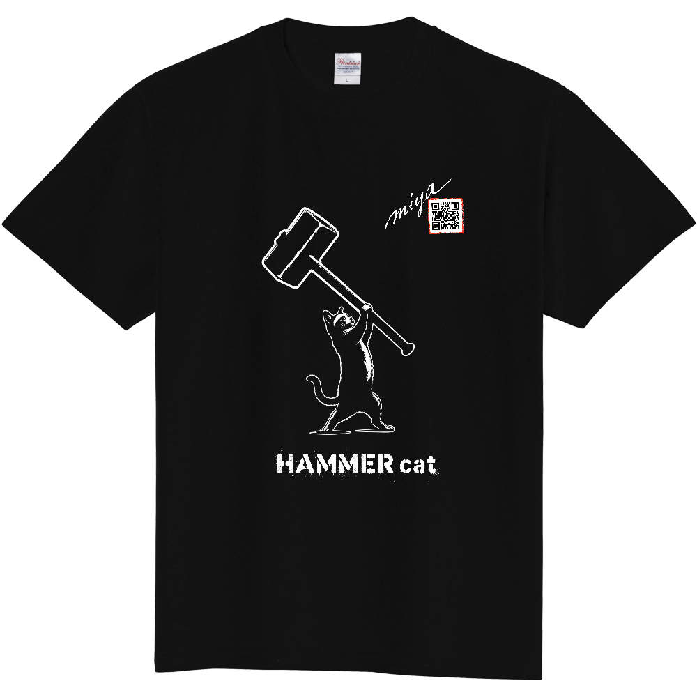 OVERINK＃0001『HAMMER cat』黒モデル
