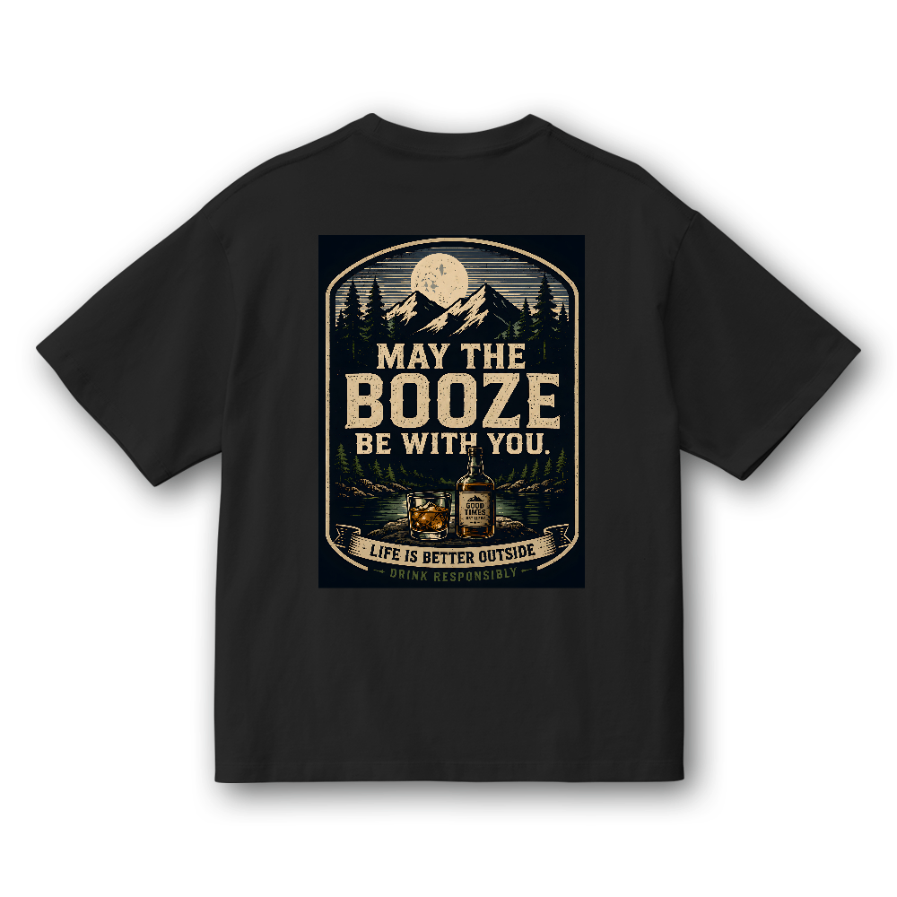 MAY THE BOOZE BE WITH YOU. (黒)