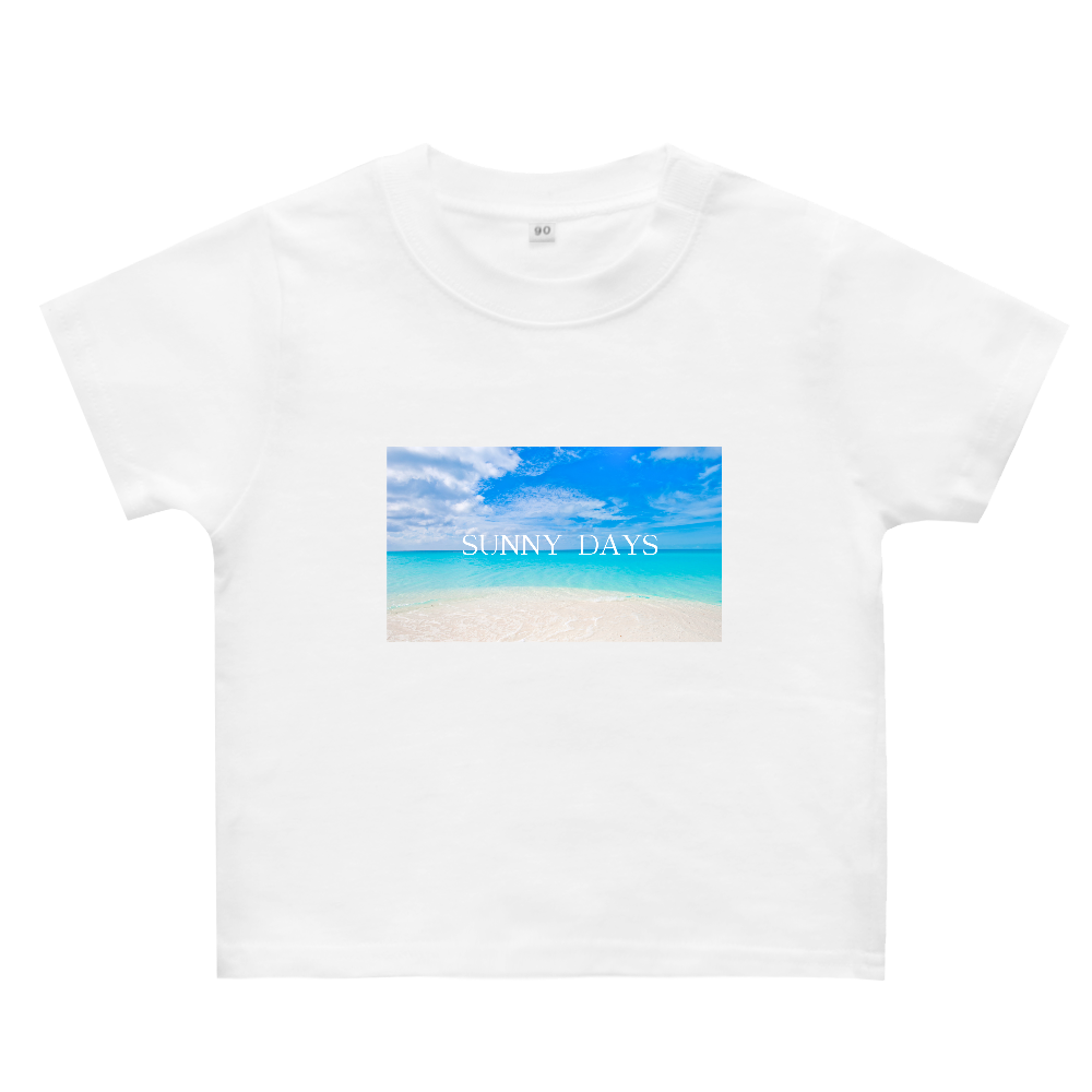 Ｔシャツ〜SUNNY DAYS 砂浜〜 ベビー