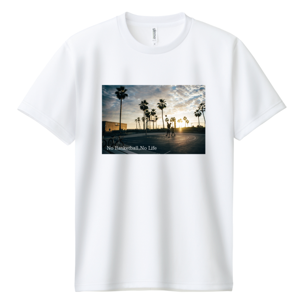 プリン卜ドライＴシャツ〜Basketball〜