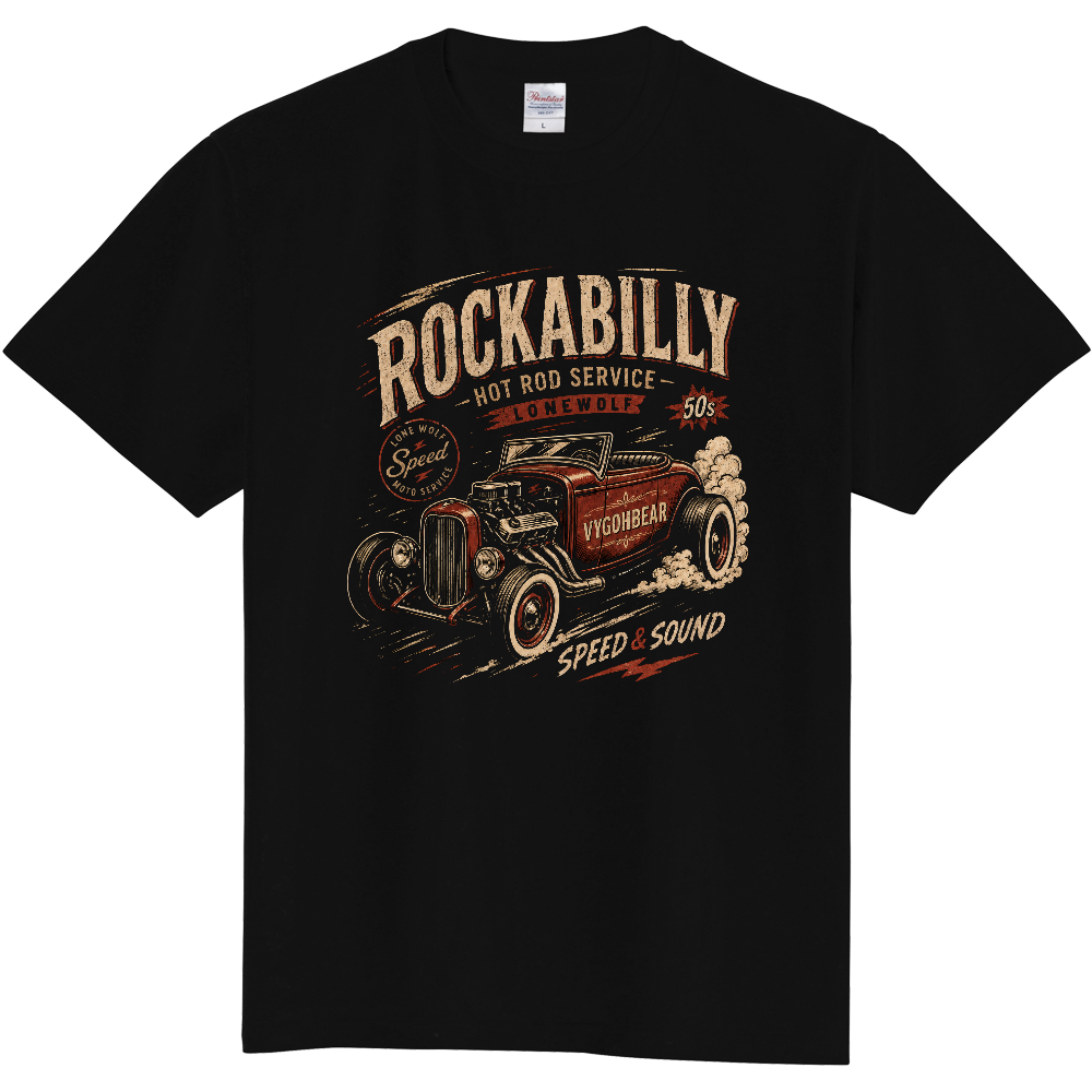 ROCKABILLY HOT ROD｜ヴィンテージ・ホットロッドTシャツ