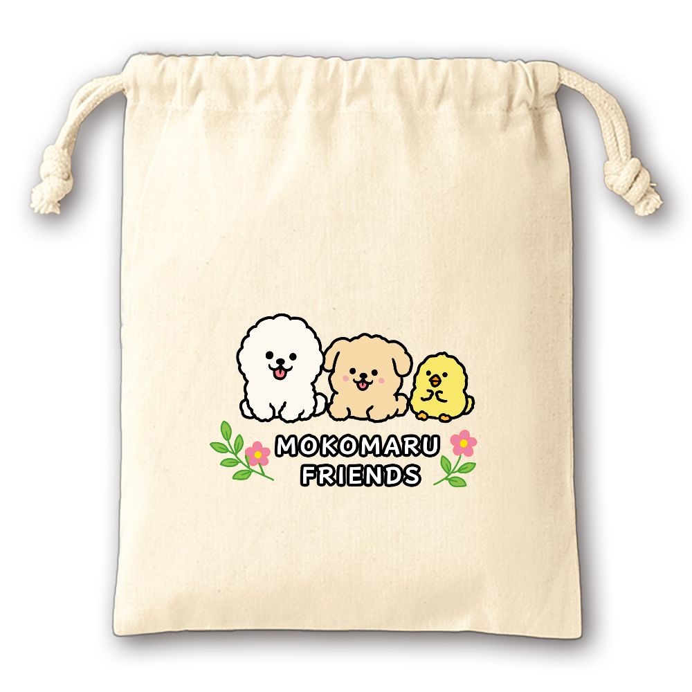 【モコまるフレンズ】巾着♪