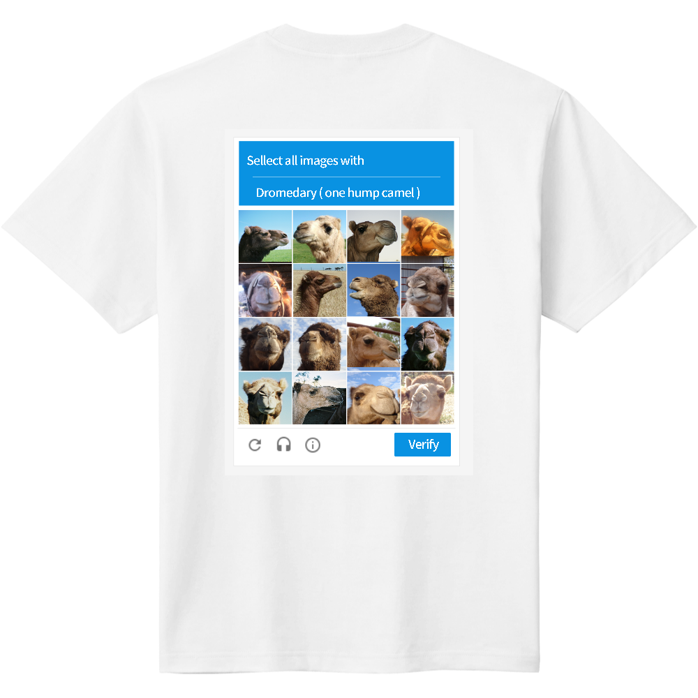 リキャプチャ風Tシャツ<背面>