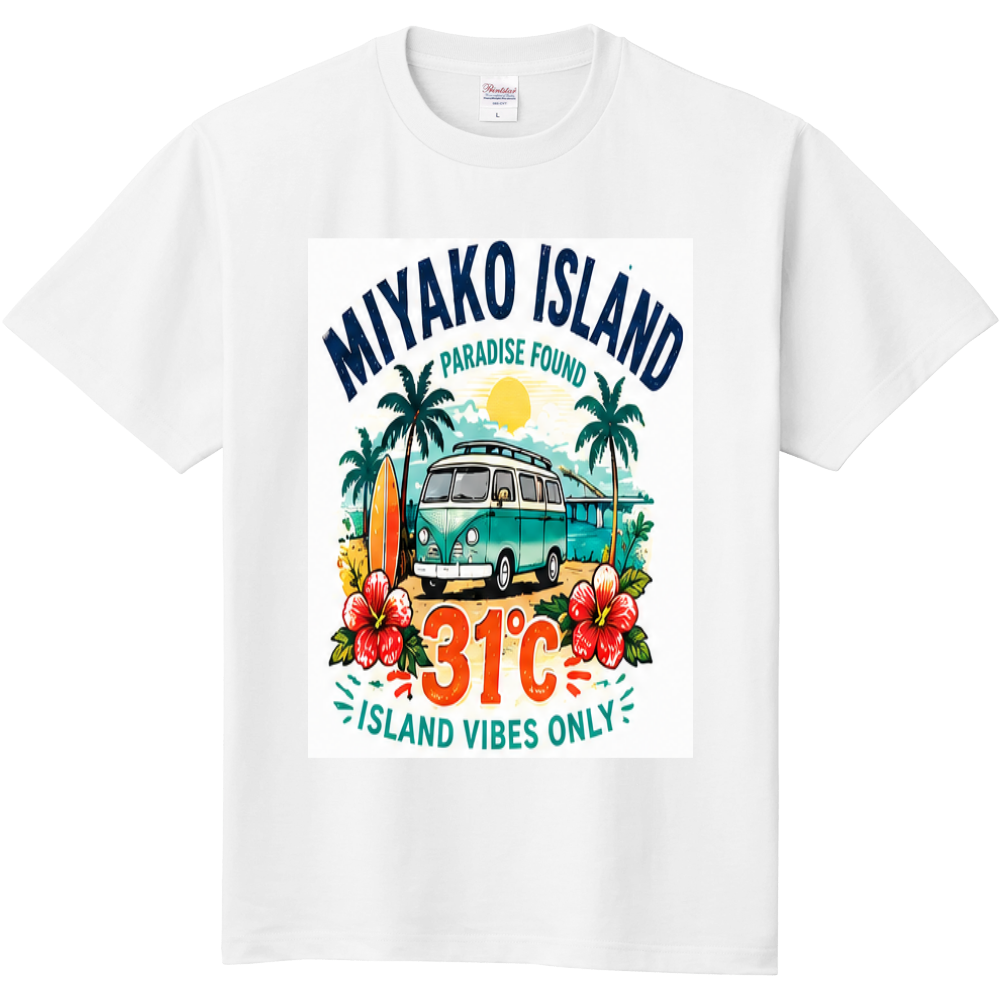 31℃MIYAKOISLAND 半袖シャツ ヴィンテージ サーフ