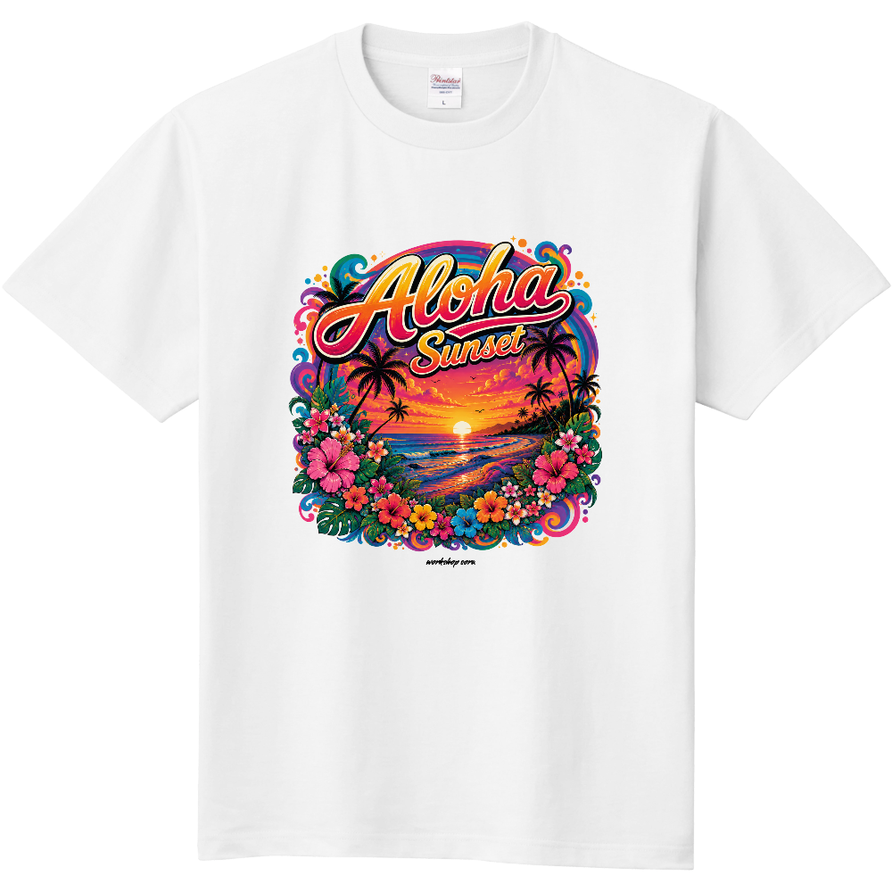 Aloha Sunset Vibes Tシャツ