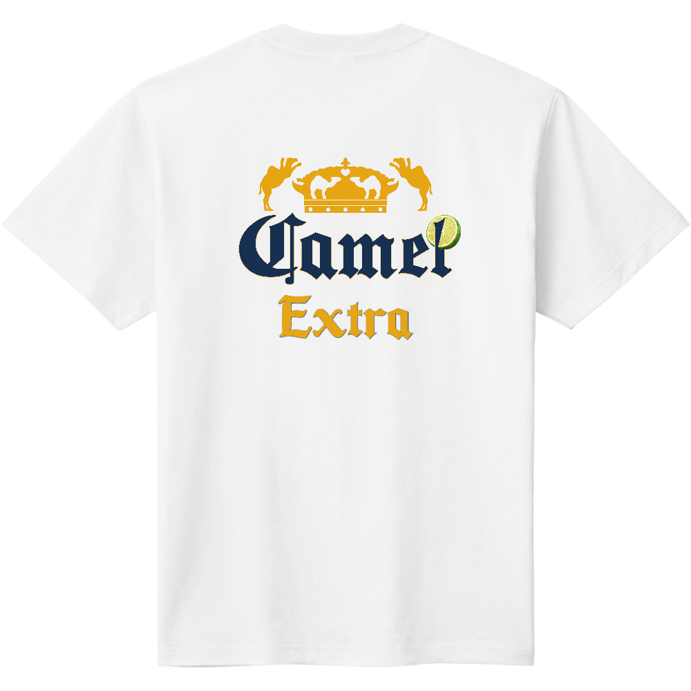 世界のビール風Tシャツ<コロナ・背面>