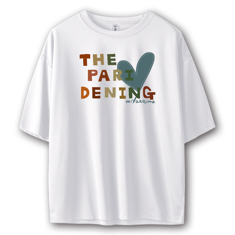パリデニングストリートキッズTシャツグリーン