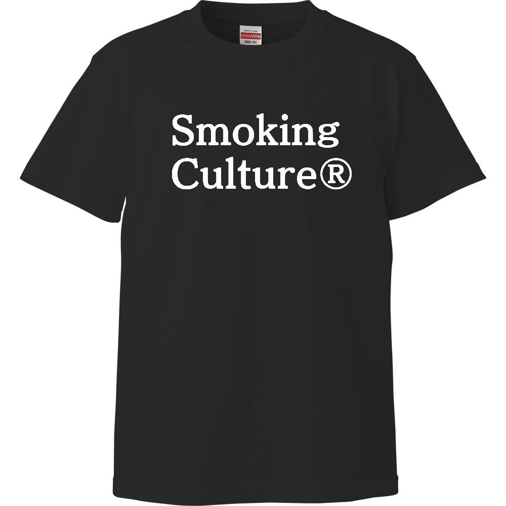 白ロゴ ハイクオリティTシャツ ブラック
