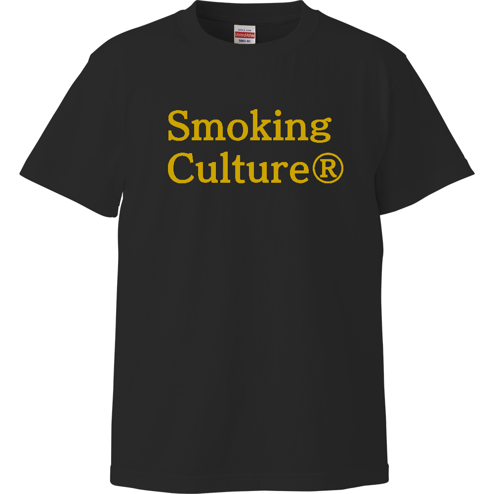 金ロゴ ハイクオリティTシャツ ブラック
