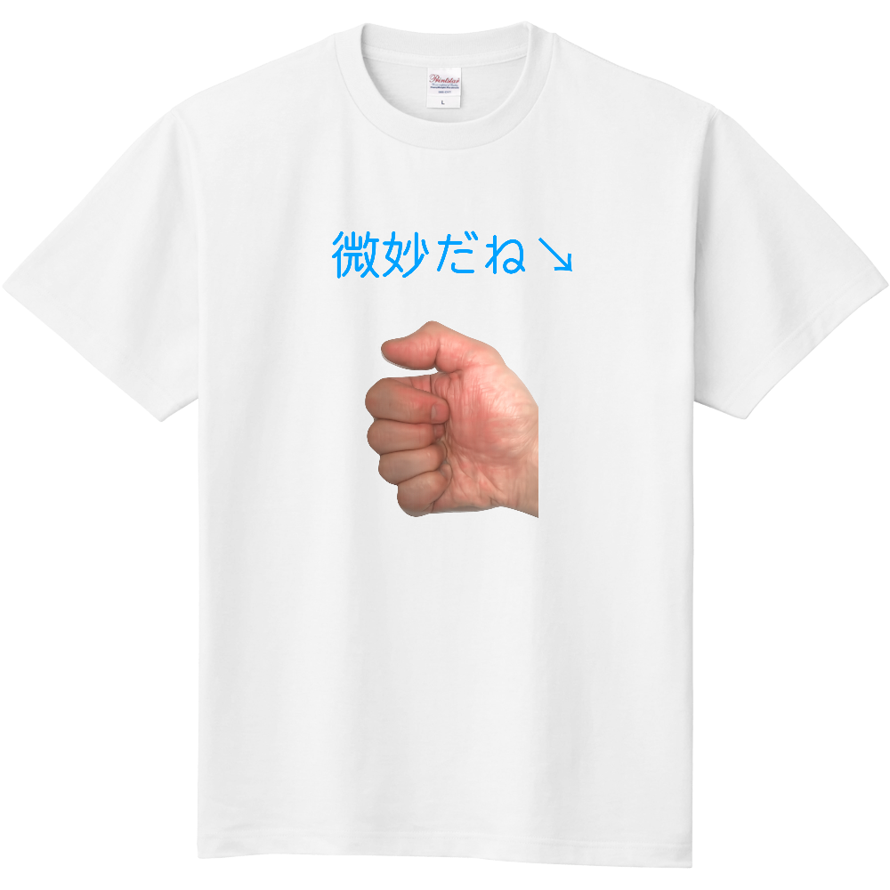 微妙だね↘実写版Tシャツ