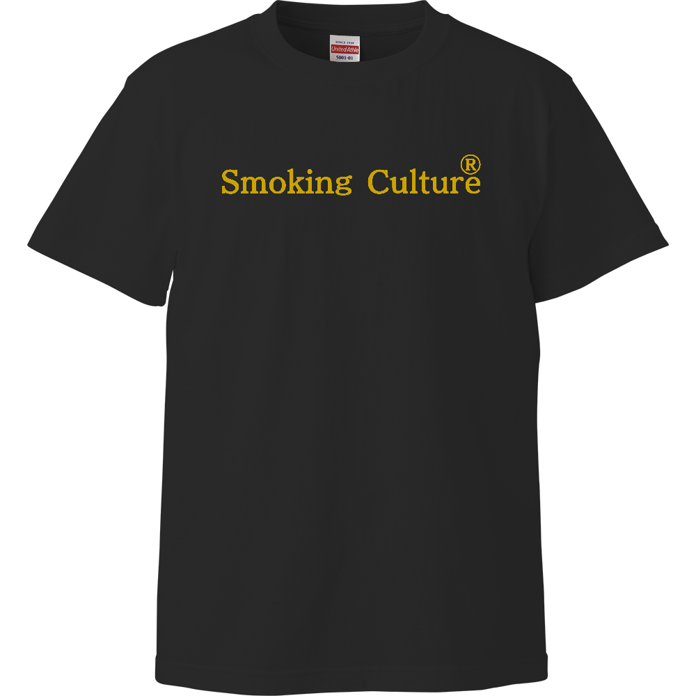 金ロゴ ハイクオリティTシャツ ブラック
