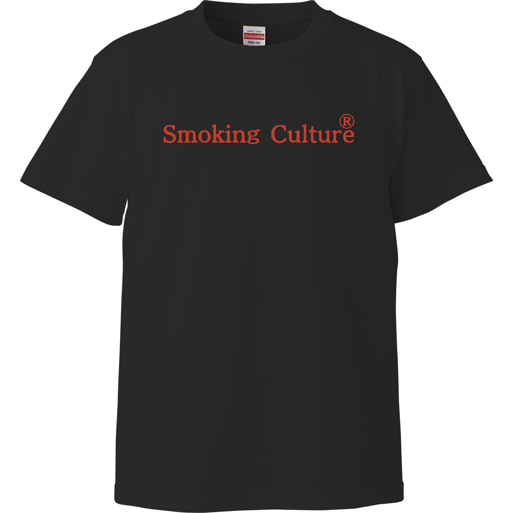 赤ロゴ ハイクオリティTシャツ ブラック
