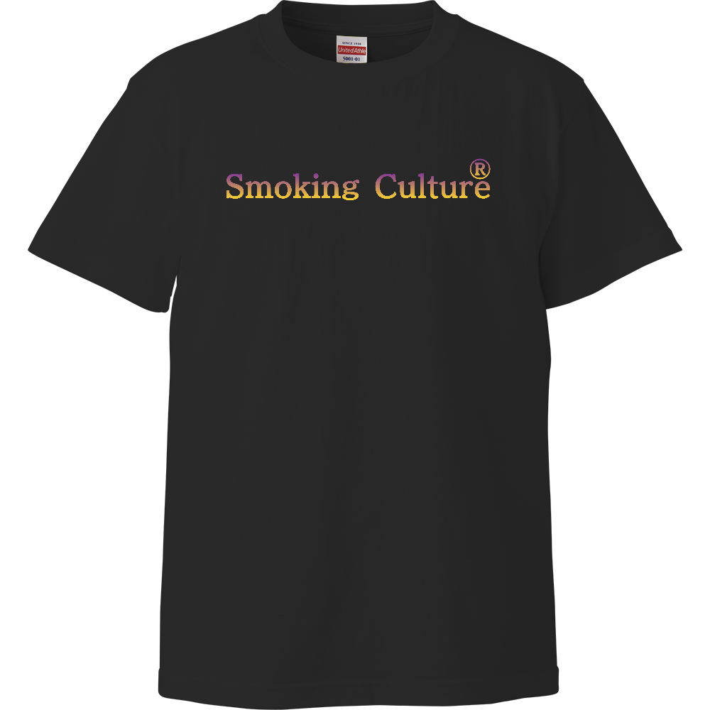 グラデーションロゴ ハイクオリティTシャツ ブラック