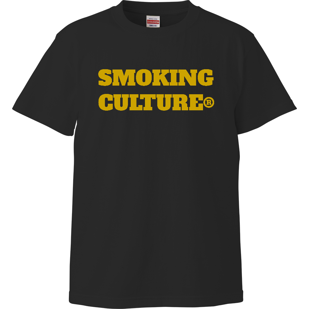 金ロゴ ハイクオリティTシャツ ブラック