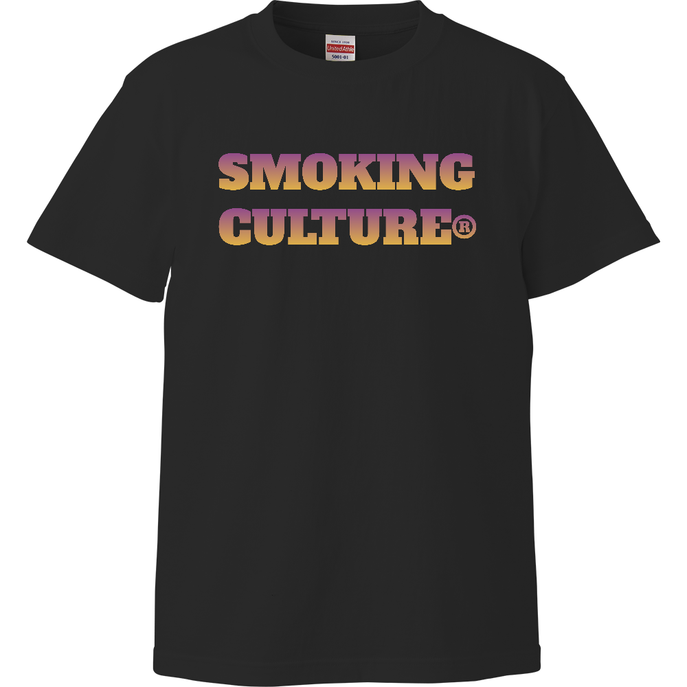 グラデーションロゴ ハイクオリティTシャツ ブラック