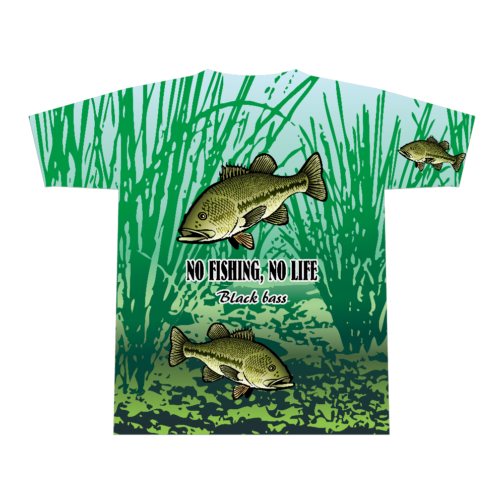 BLACK BASS_1C-L (全面プリントTシャツ)