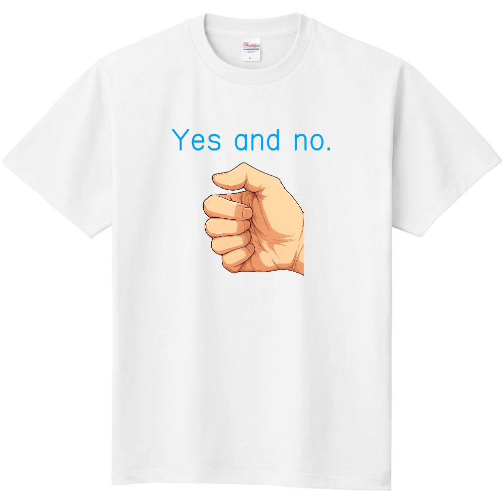 Yes and no.アニメ風Tシャツです。