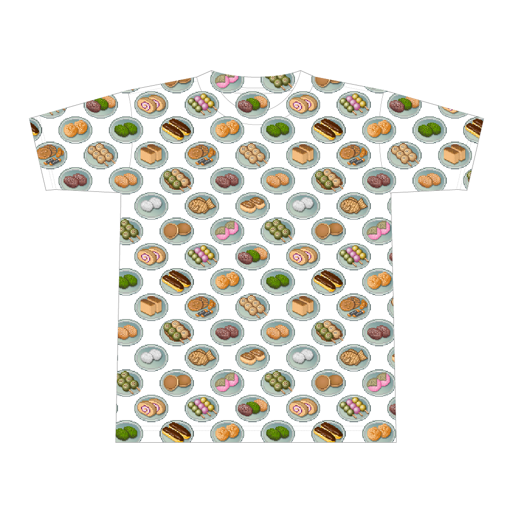 WAGASHI_CW-L (全面プリントTシャツ)