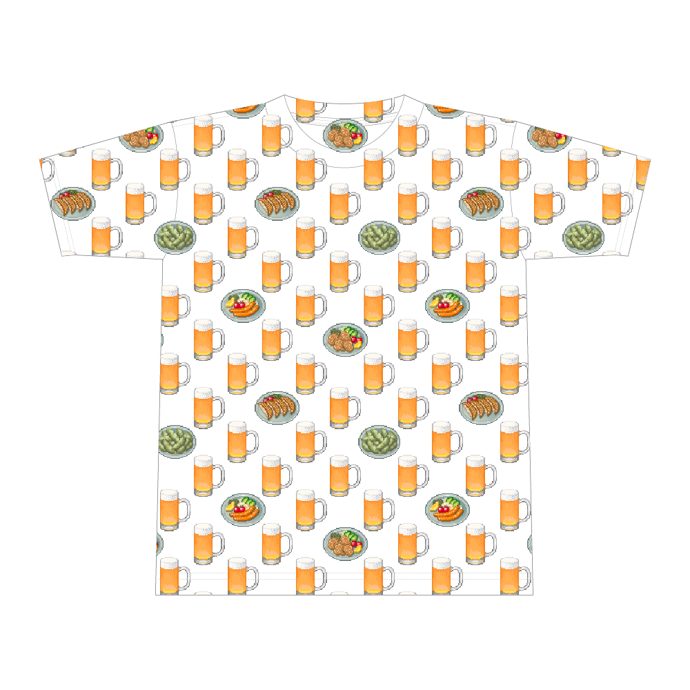 BEER_CW-L (全面プリントTシャツ)