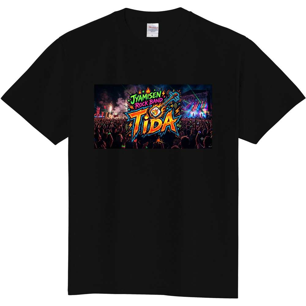 蛇三線ロックバンド ティダ バンドTシャツ