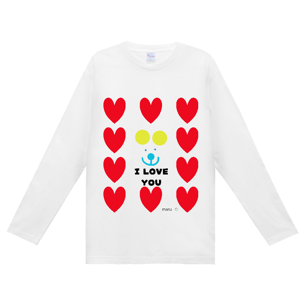 I LOVE YOUロングtシャツ
