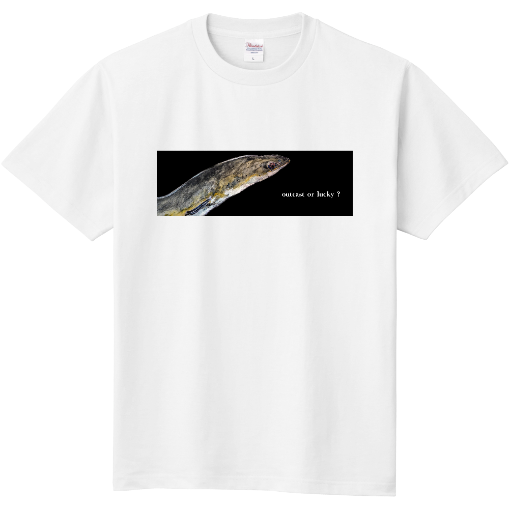 outcast or lucky?ウナギTシャツ