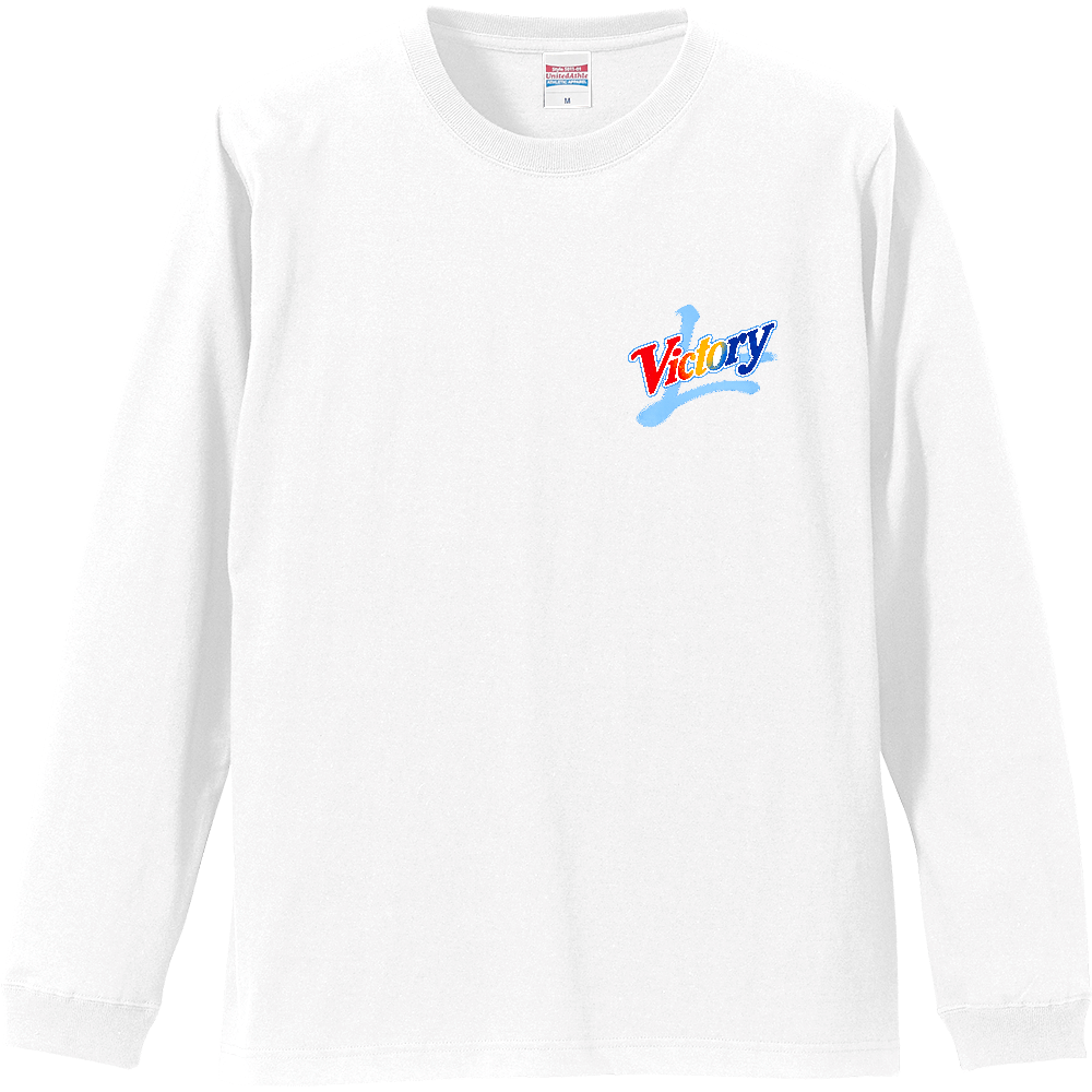victory リブ付きロングスリーブTシャツ