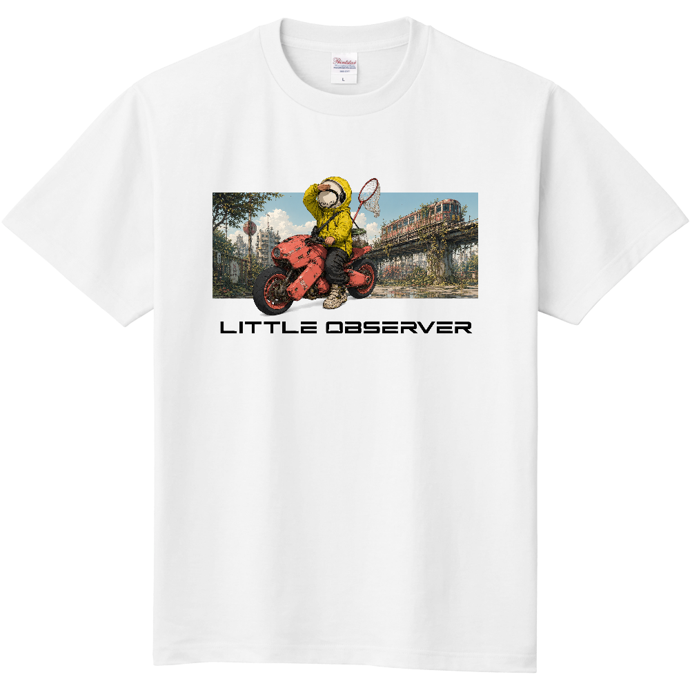 LITTLE OBSERVER｜観察する冒険キッズ グラフィックTシャツ