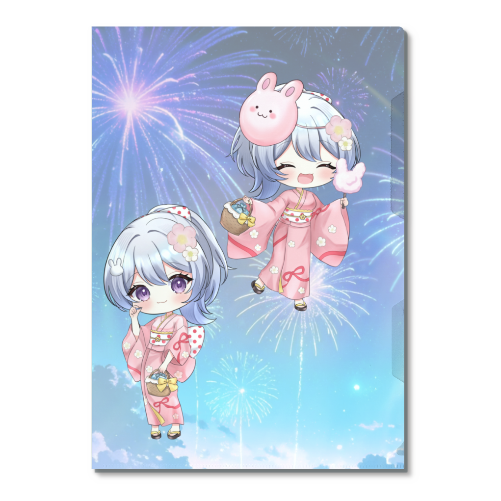 ミニキャラ浴衣クリアファイル