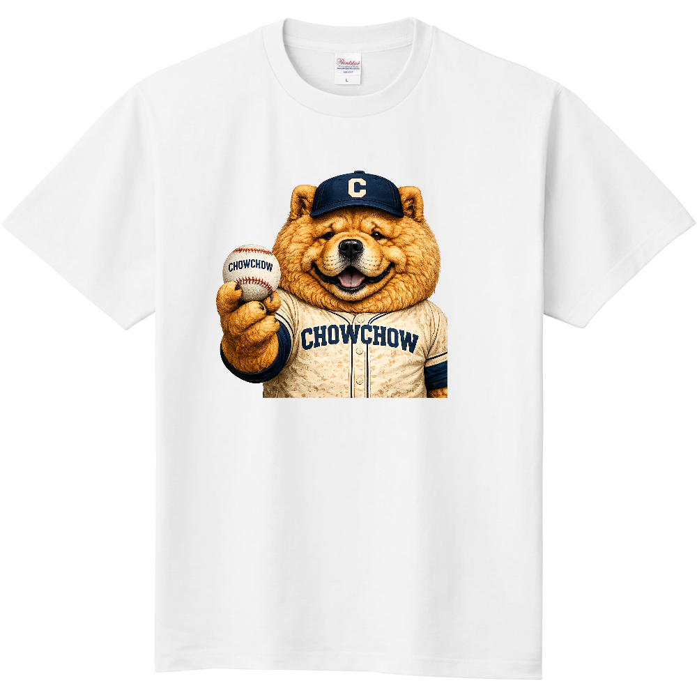 CHOWCHOW ACE - 勝利を届けるチャウチャウベースボール Tシャツ