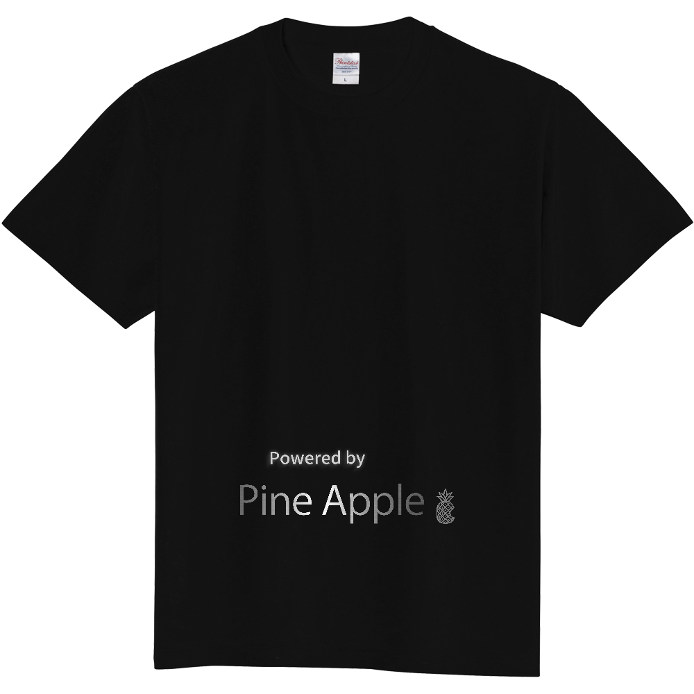 パイナップルＴシャツ＜控えめパイン・前面＞