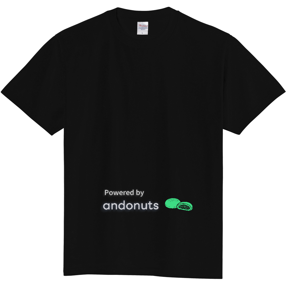 パイナップルＴシャツ＜控えめアンドロイド・前面＞